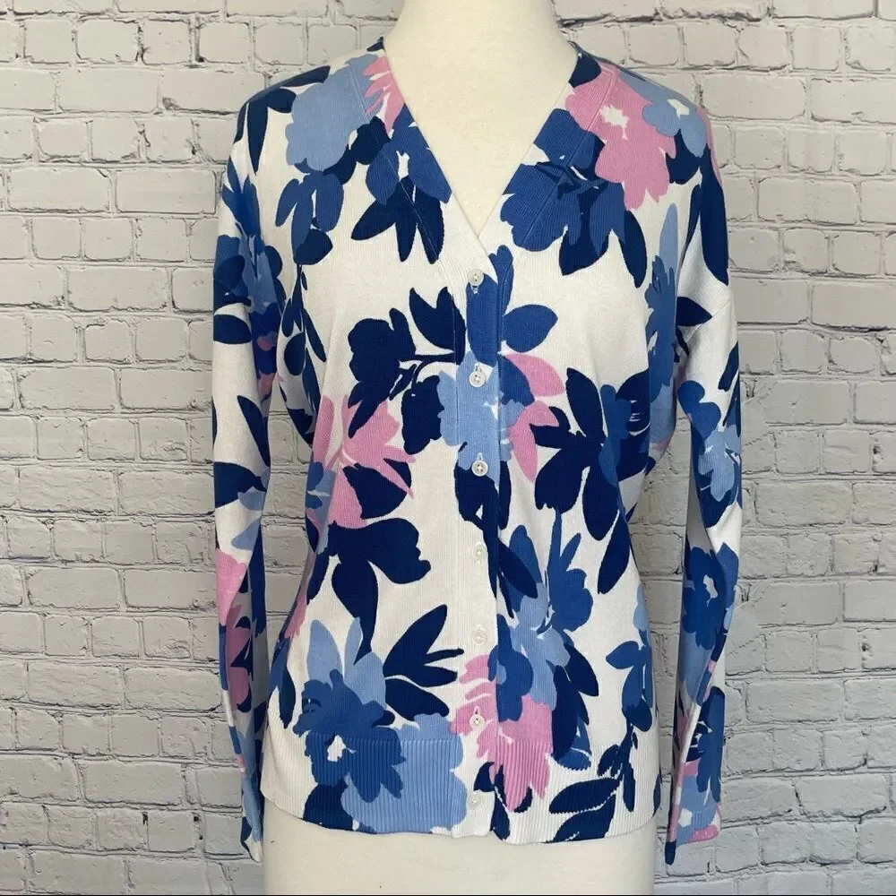 Floral Cardigan Sweater - Picture 2 of 6